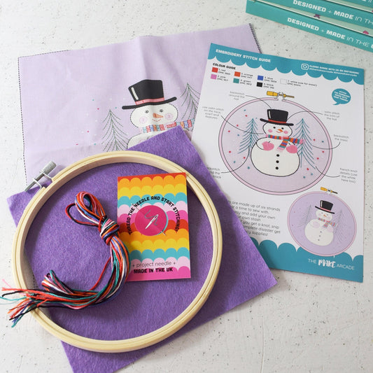 'Snowperson' Large Embroidery Kit