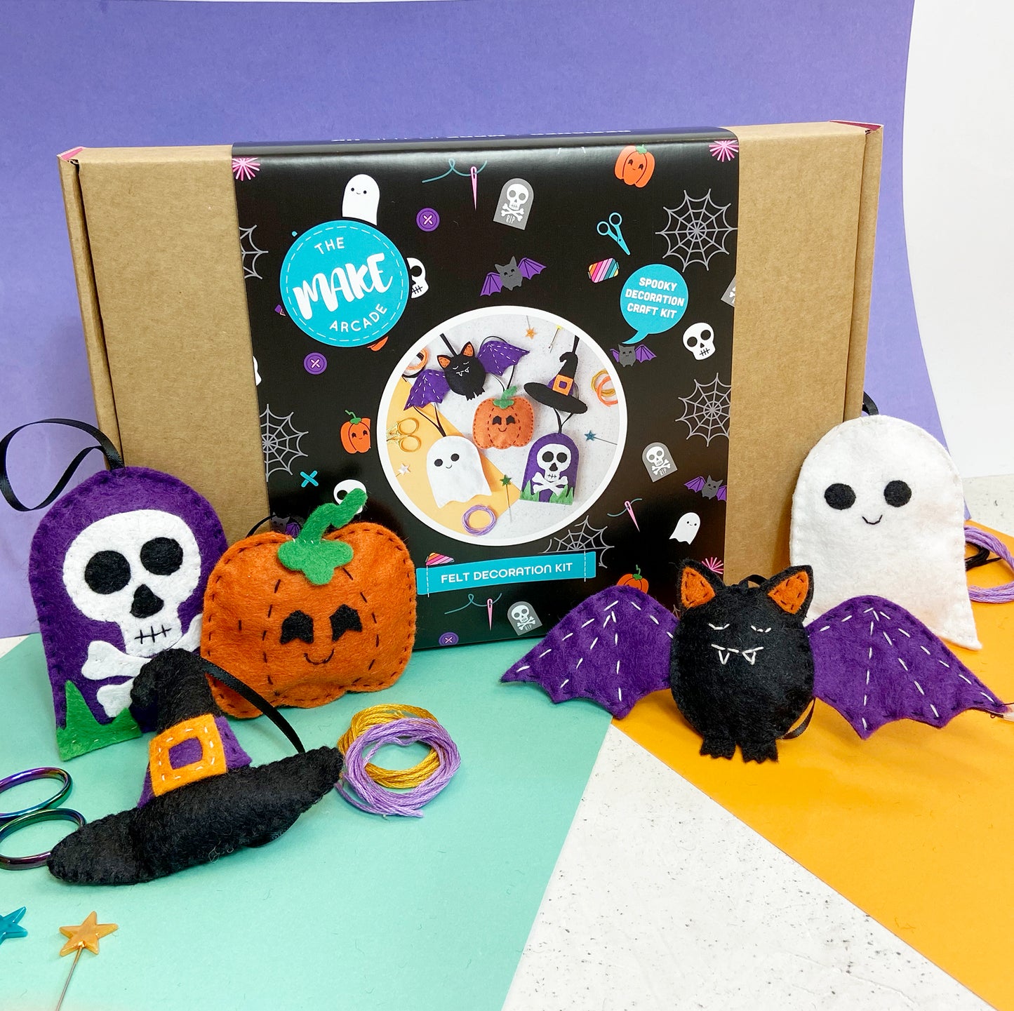 'Happy Halloween' Felt Decoration Set