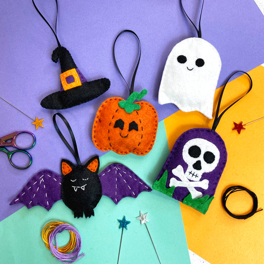 'Happy Halloween' Felt Decoration Set