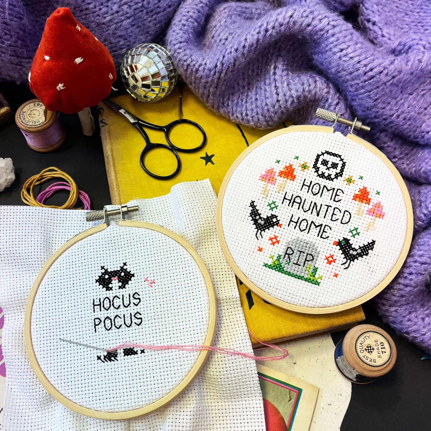 'Trick or Treat Yourself' Stitching Set (supplies only)