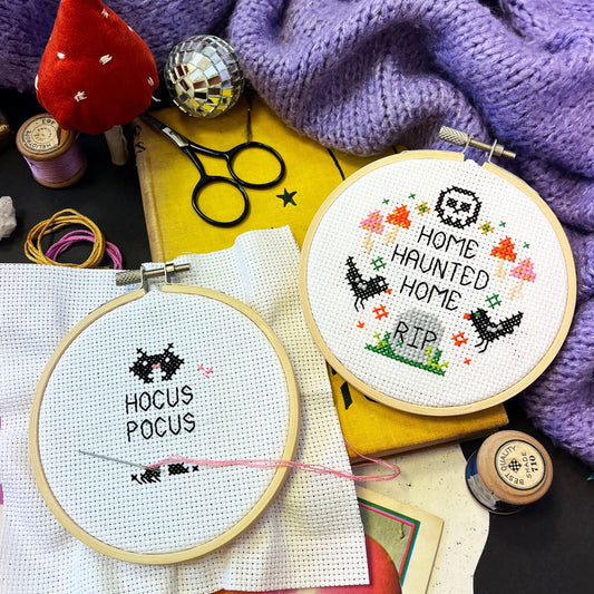 'Trick or Treat Yourself' Cross Stitch - PDF Pattern