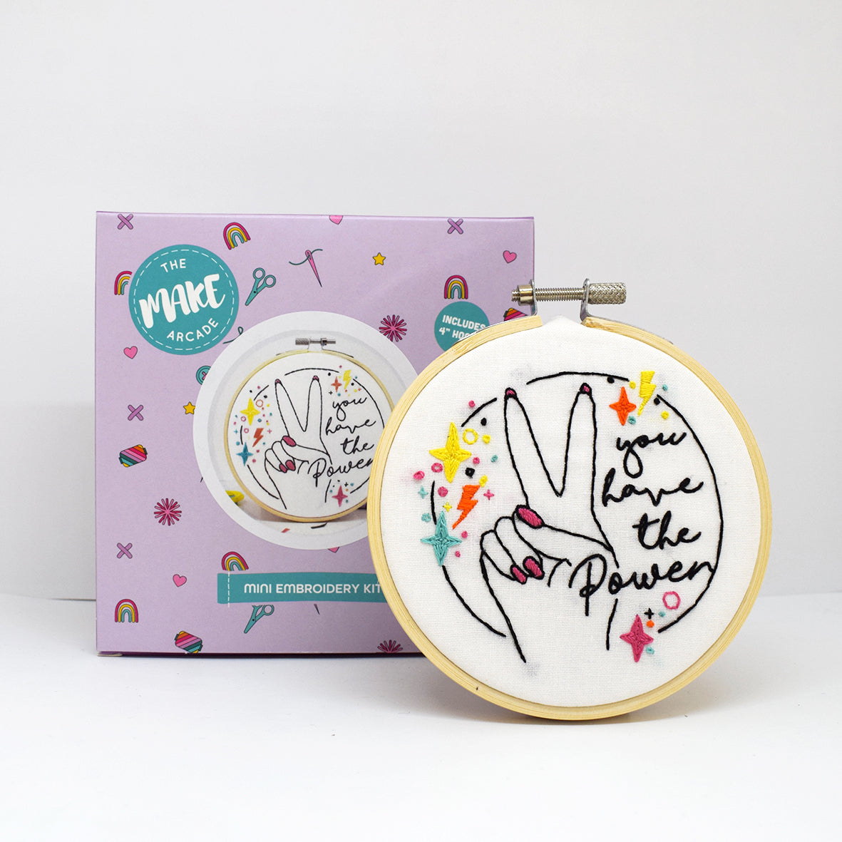 'You have the Power' Mini Embroidery Kit