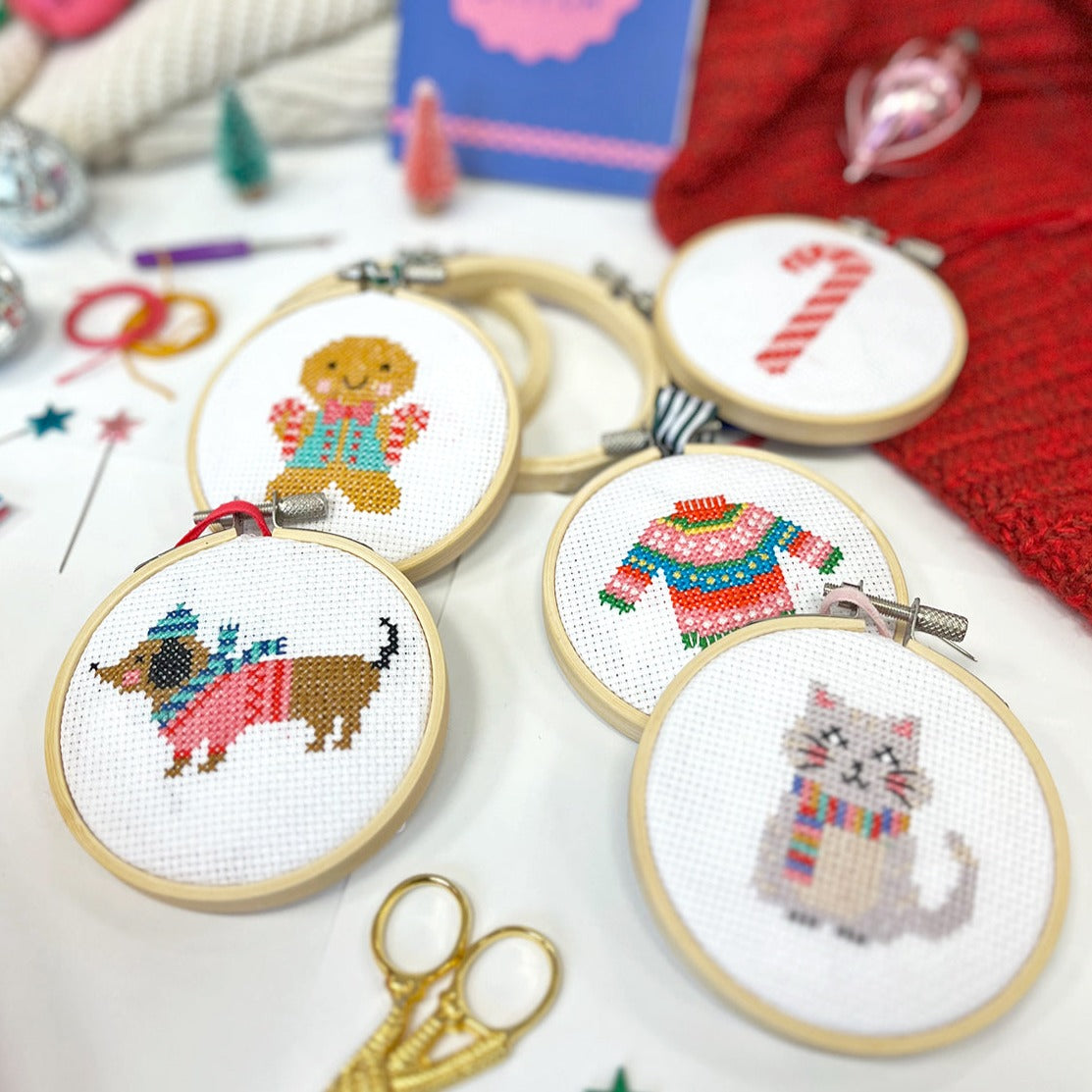 Craftvent Bundle - Cross Stitch + Felt Decorations