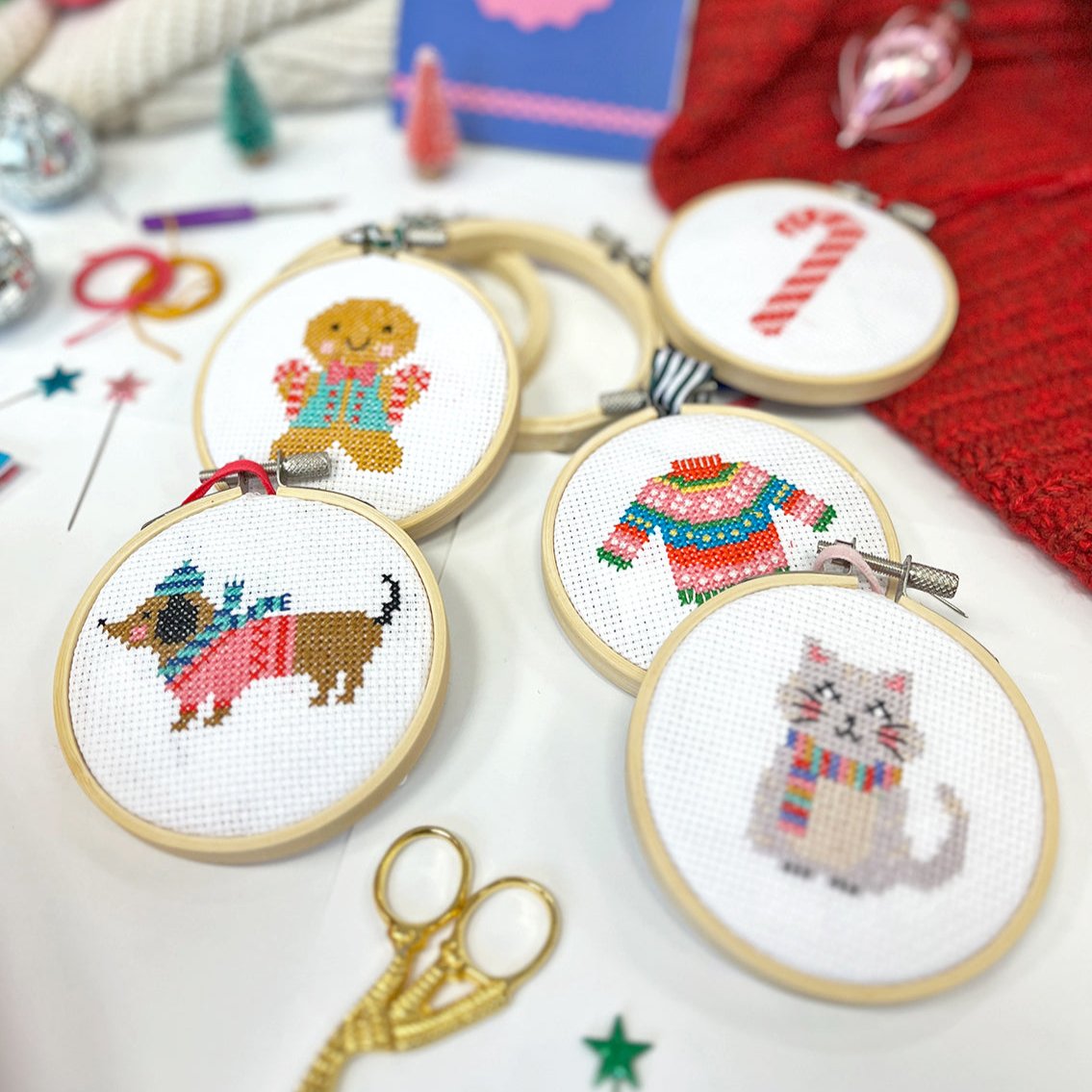 '12 Days of Stitchmas' Cross Stitch Set - PDF Pattern