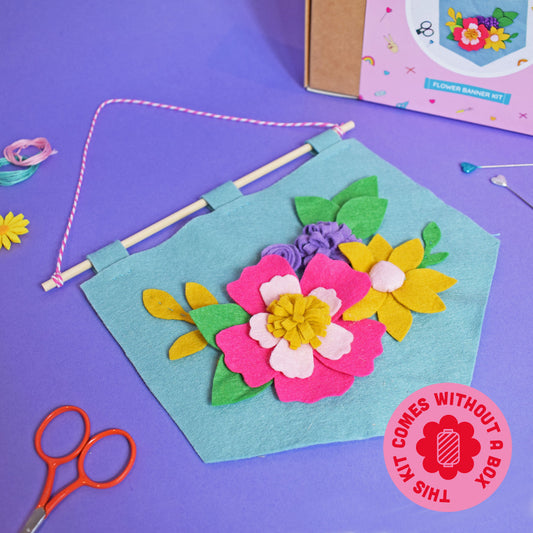 'Spring Flower' Banner Felt Craft Kit