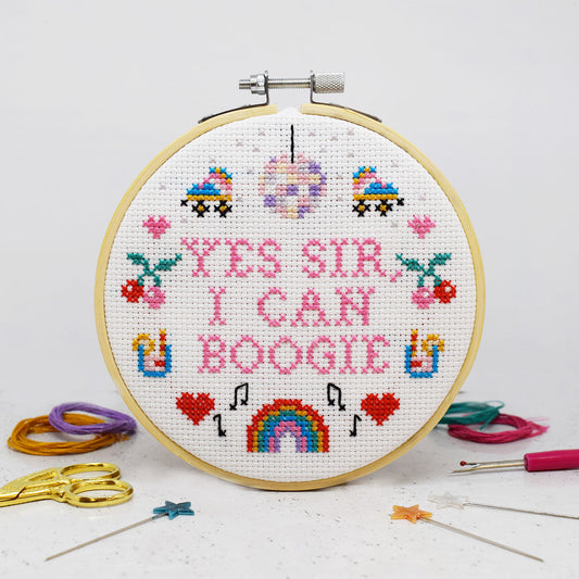 'Yes sir, I can Boogie' Large Cross Stitch Kit