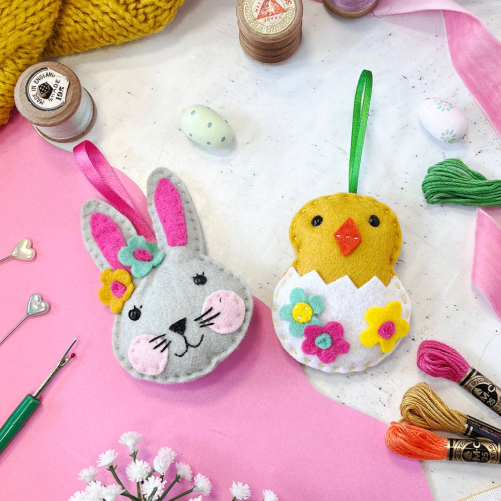 'Chick and Bunny' Easter Decoration Craft Kit