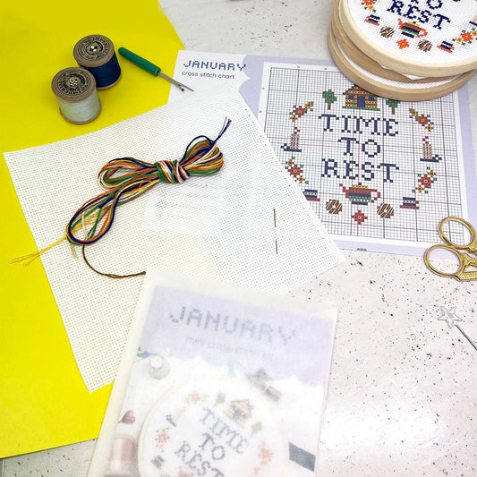 'A Year of Cross Stitch' - JANUARY