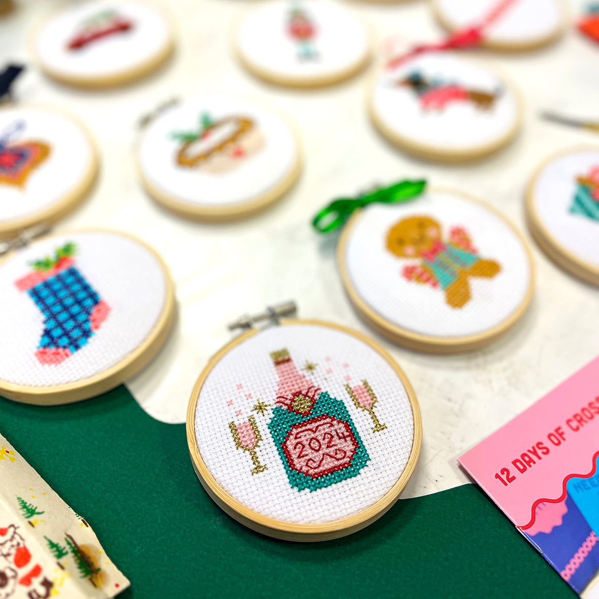 Advent Lucky Dip - 3 x Mini Cross Stitch