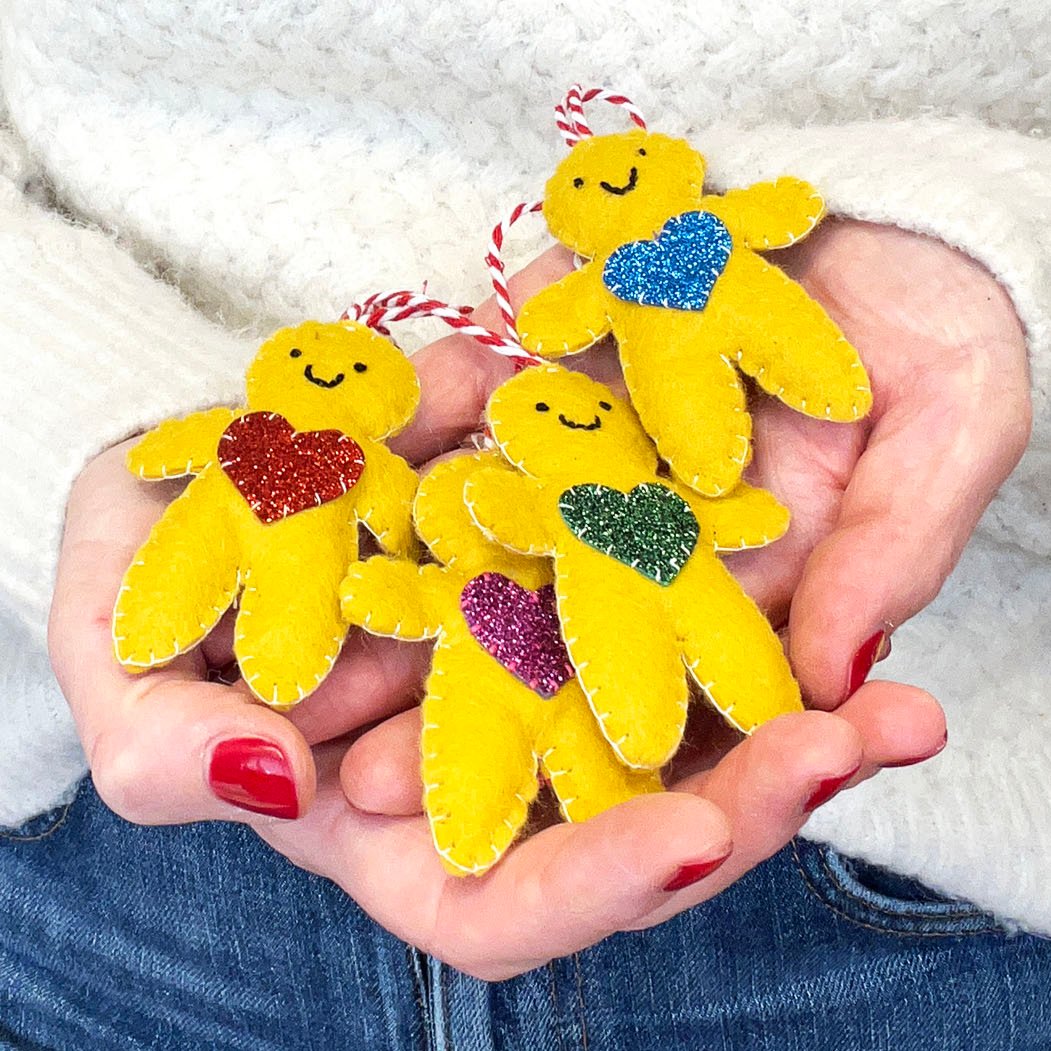 'Gingerbread Cookies' Felt Decoration Craft Kit