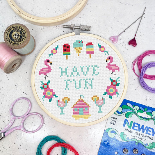 'A Year of Cross Stitch' - AUGUST