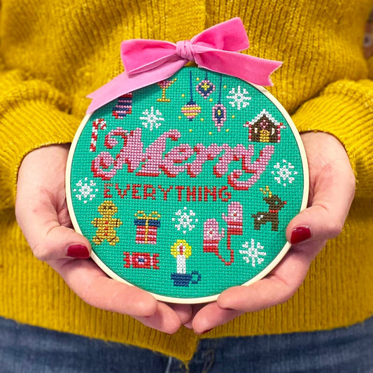 'Merry Everything' Cross Stitch - PDF Pattern