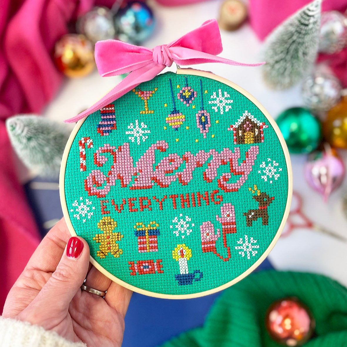 'Merry Everything' Cross Stitch Kit