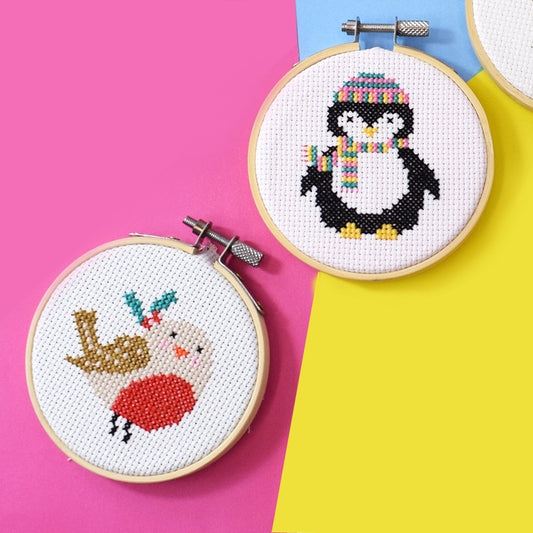 'Robin and Penguin' Mini Stitch Bundle