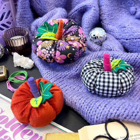 'Season of the Stitch' Fabric Pumpkins Craft Kit