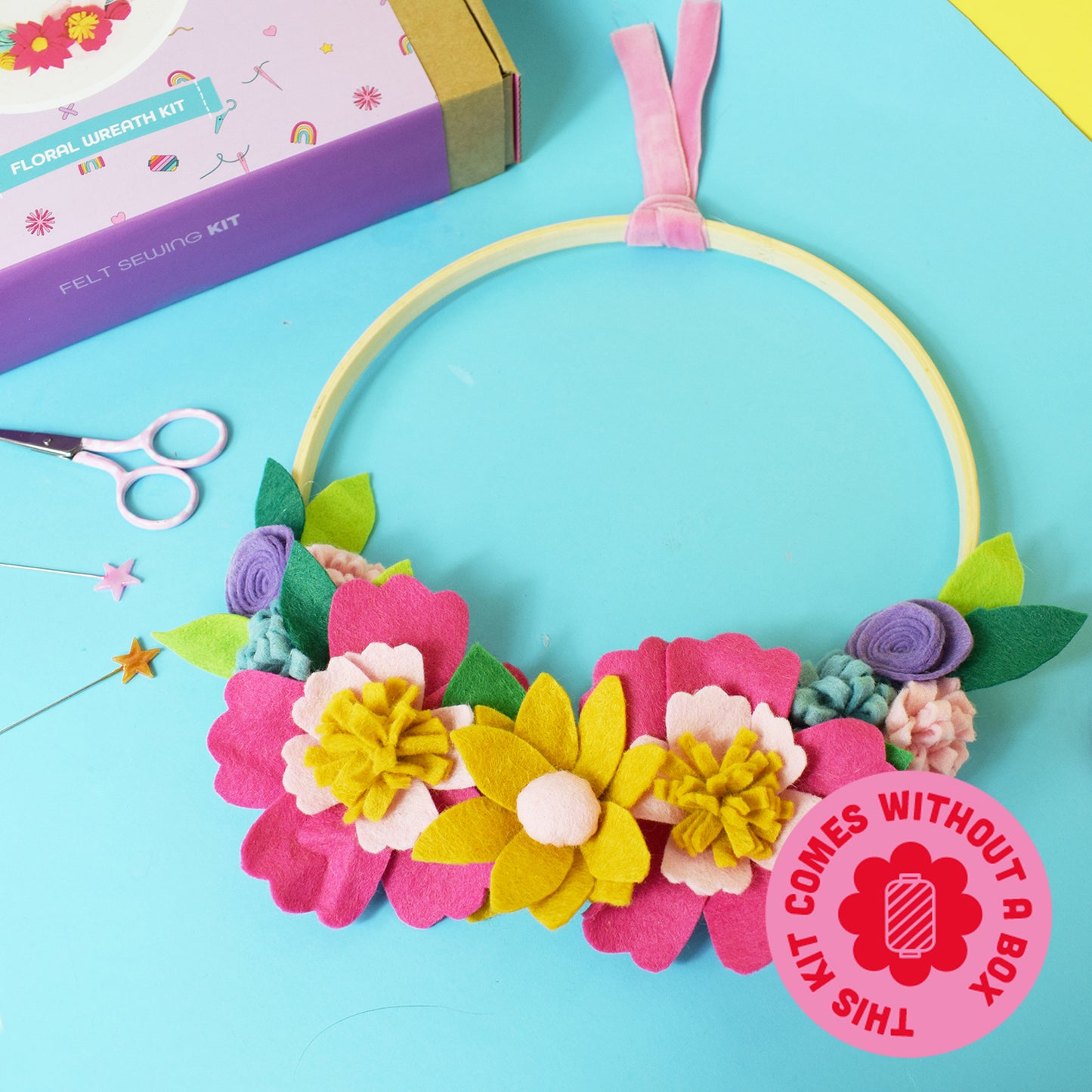 Spring Wreath Felt Craft Kit