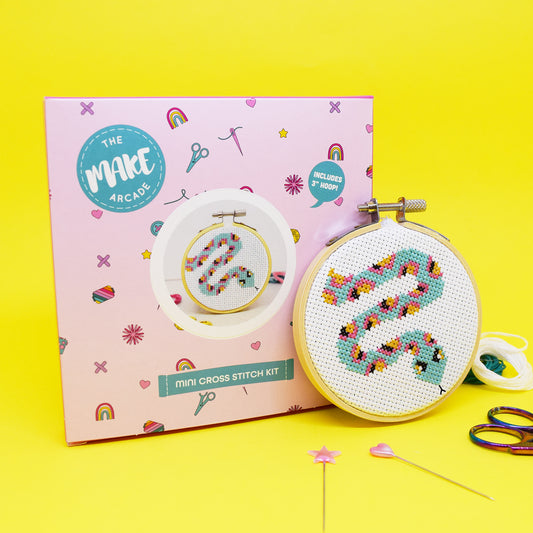 'Snake' Mini Cross Stitch Kit